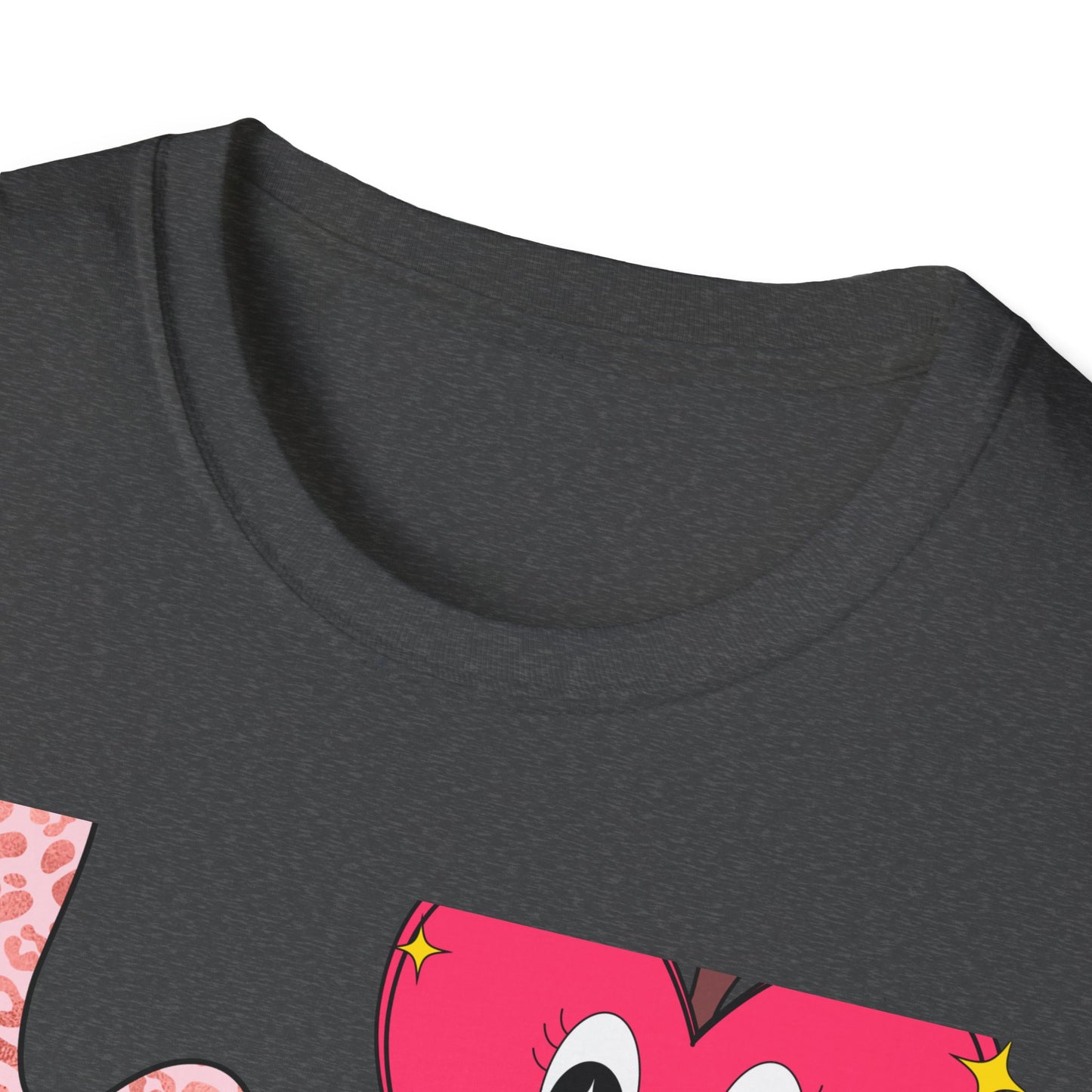 Groovy Leopard 'L' Back to School T-Shirt | Whimsical Reading Apple & Pencil Pals Tee | Fun Teacher Student Gift Idea