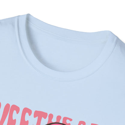 Charming Sweetheart Heart Lollipop T-Shirt - Groovy Retro Valentine's Day Gift for Her!