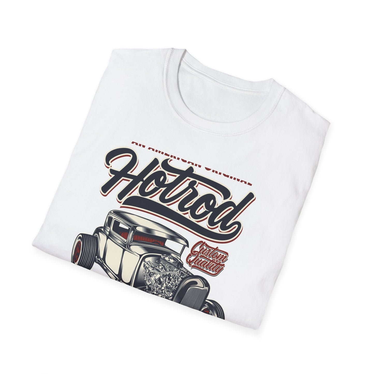 An American Original Hot Rod T-Shirt | Vintage Custom Car Enthusiast Tee with Genuine Quality Parts & Dirty Garage Style
