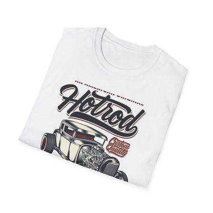 An American Original Hot Rod T-Shirt | Vintage Custom Car Enthusiast Tee with Genuine Quality Parts & Dirty Garage Style