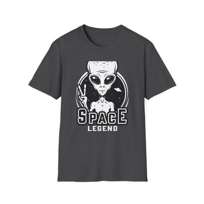 Awesome Peace Sign Alien T-Shirt | Retro Sci-Fi Space Lover UFO Graphic Tee | Unique Extraterrestrial Design