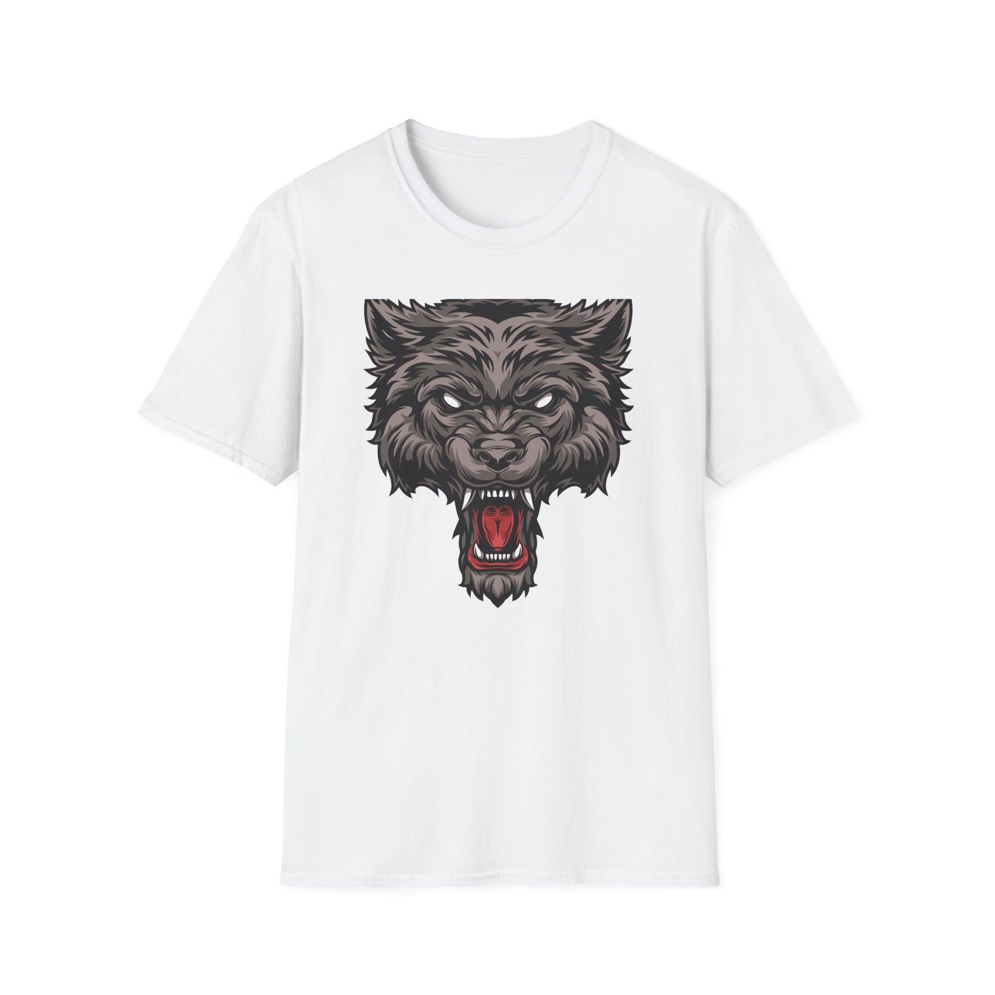 Fierce Snarling Wolf Head T-Shirt | Unleash Your Wild Side | Bold Alpha Predator Graphic Tee for Men & Women
