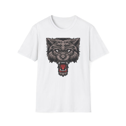 Fierce Snarling Wolf Head T-Shirt | Unleash Your Wild Side | Bold Alpha Predator Graphic Tee for Men & Women
