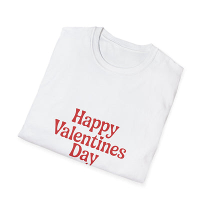 Sweet Happy Valentines Day T-Shirt | Adorable Love Heart Couples Gift Tee | Trendy Romantic Apparel
