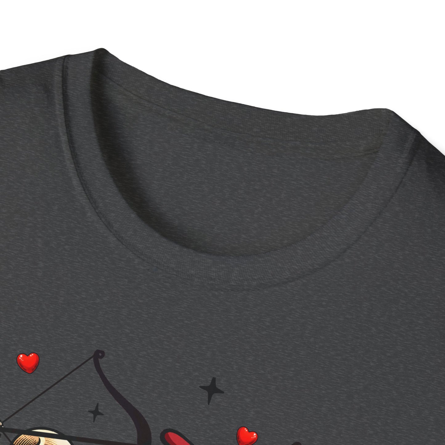 Dark Cupid Skeleton T-Shirt | Edgy Valentine's Day Love Tee | Unique Gothic Romance & Spooky Chic Gift