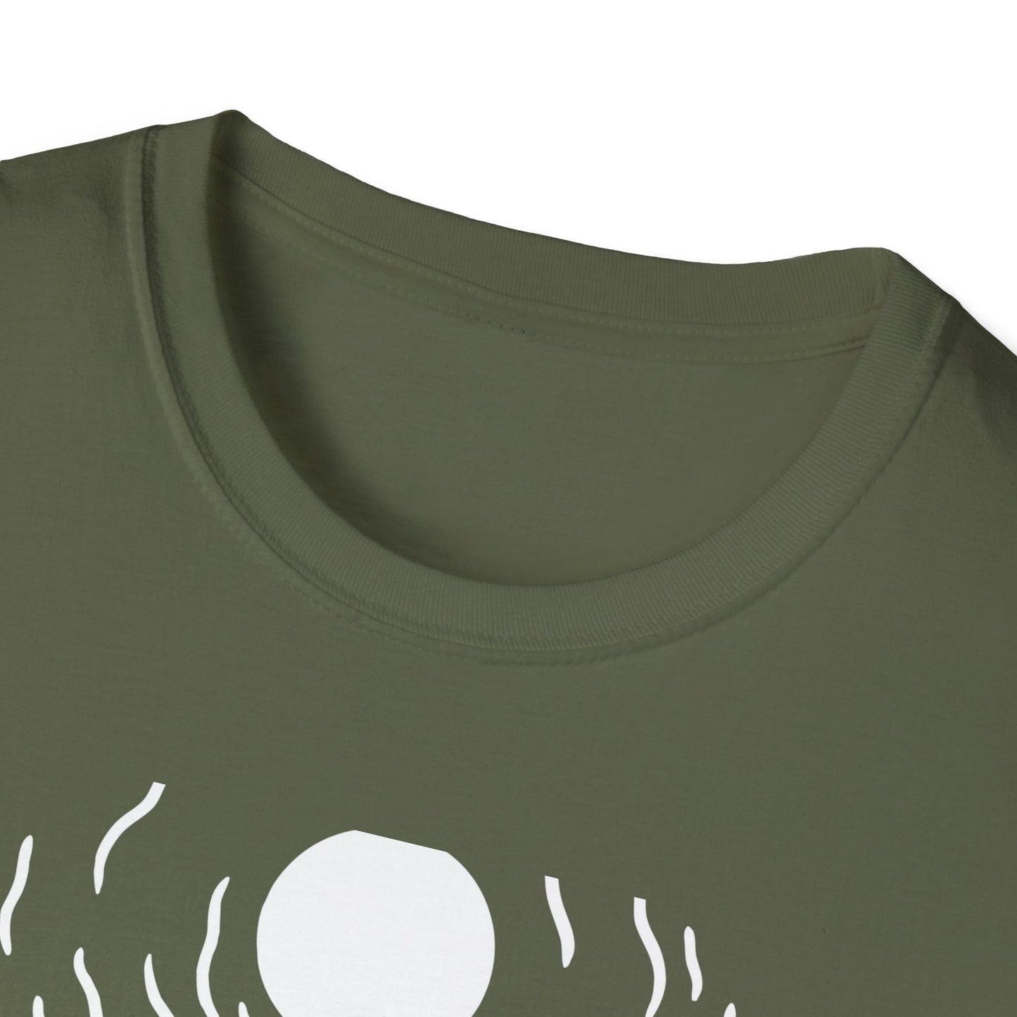 Skull Coffee Surfboard T-Shirt | Edgy Summer Beach Vibes Tee | Unique Design for Coffee Lovers & Surfers