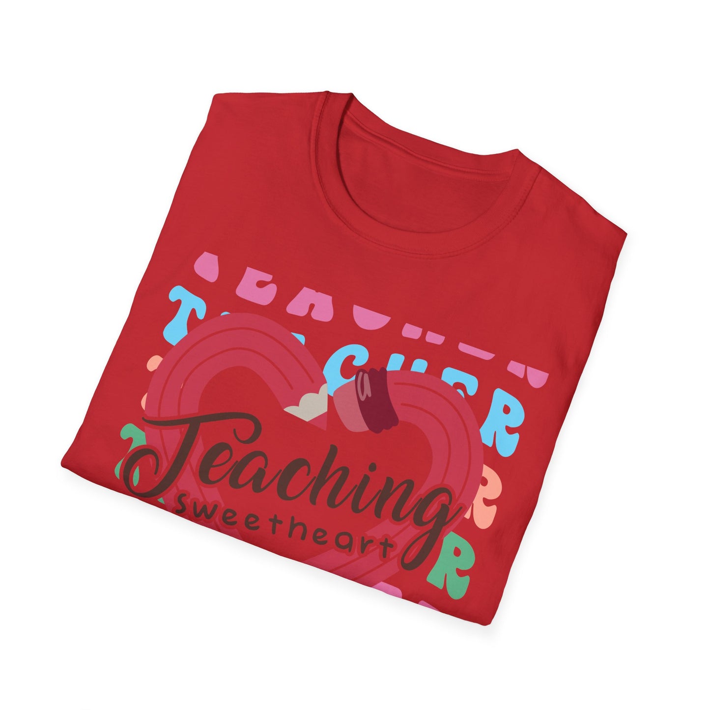 Groovy Teaching Sweetheart T-Shirt | Adorable Teacher Appreciation Tee | Perfect Gift for Educators & Mentors