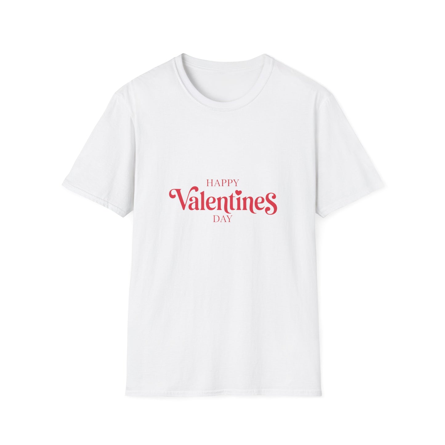 Charming Happy Valentines Day T-Shirt | Romantic Red Heart Love Tee | Perfect Gift for Her, Him & Couples