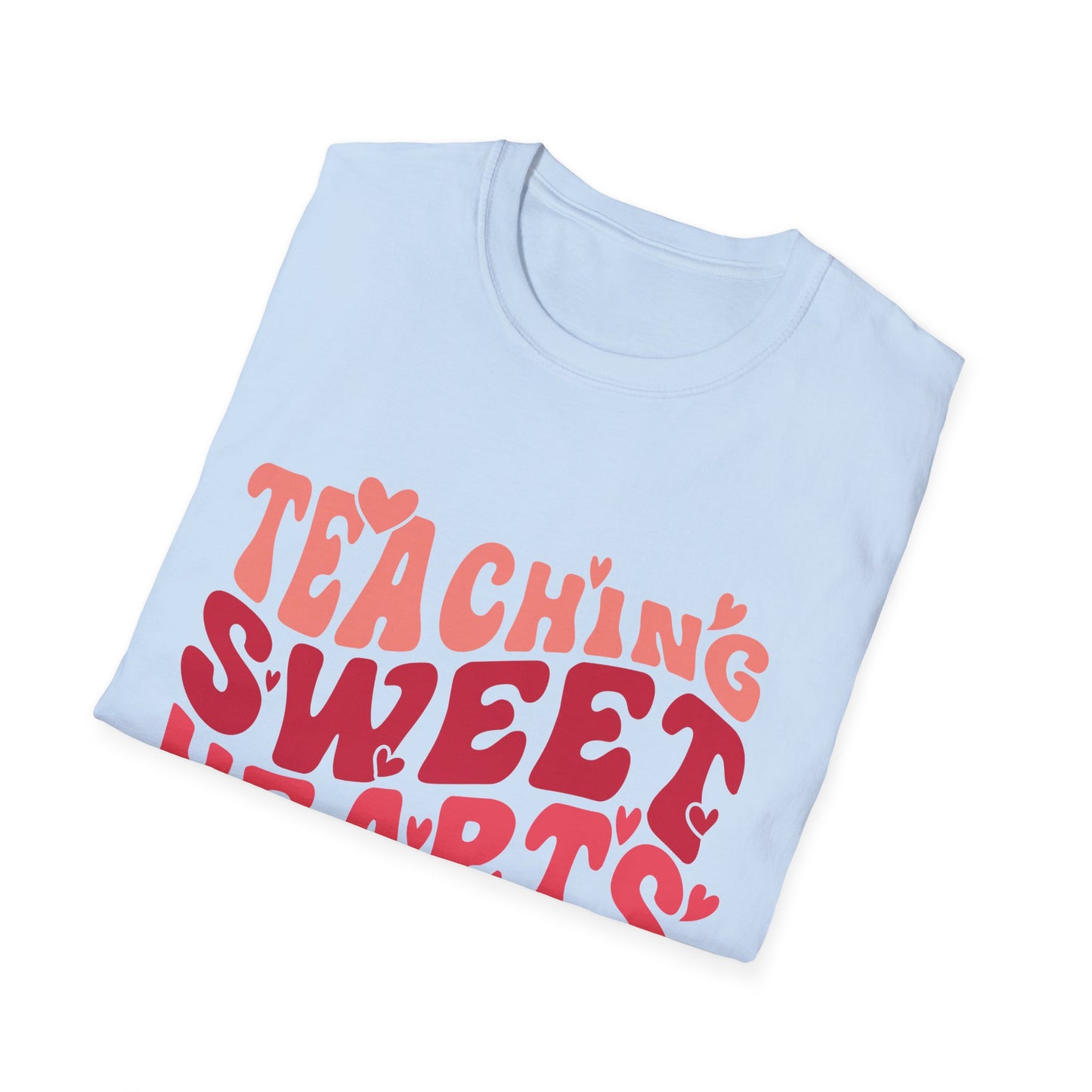 Adorable Teaching Sweet Hearts T-Shirt - Perfect Retro Valentine's Gift for Educators & Teachers