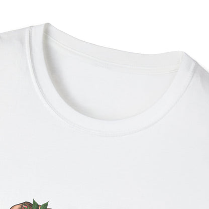 Captivating Anatomical Love Rib Cage T-Shirt - Edgy Floral Valentine's Day Conversation Hearts Tee for Unique Romance