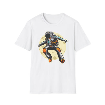 Epic Astronaut Moon Float T-Shirt | Gravity-Defying Space Explorer Tee | Cool Cosmic Gift for Men & Women