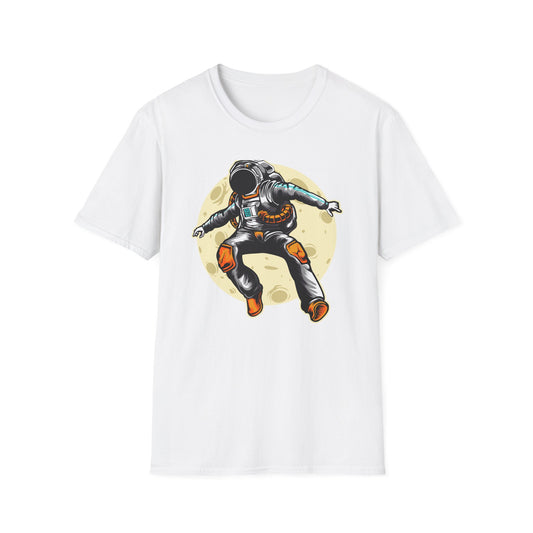 Epic Astronaut Moon Float T-Shirt | Gravity-Defying Space Explorer Tee | Cool Cosmic Gift for Men & Women