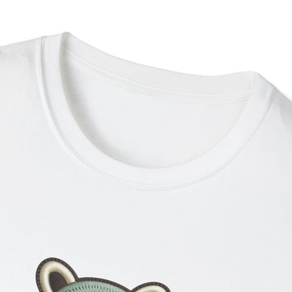 Adorable "Snack Life Chose Me" Raccoon T-Shirt | Funny Embroidered Style Animal Lover Tee | Cozy Unisex Foodie Gift