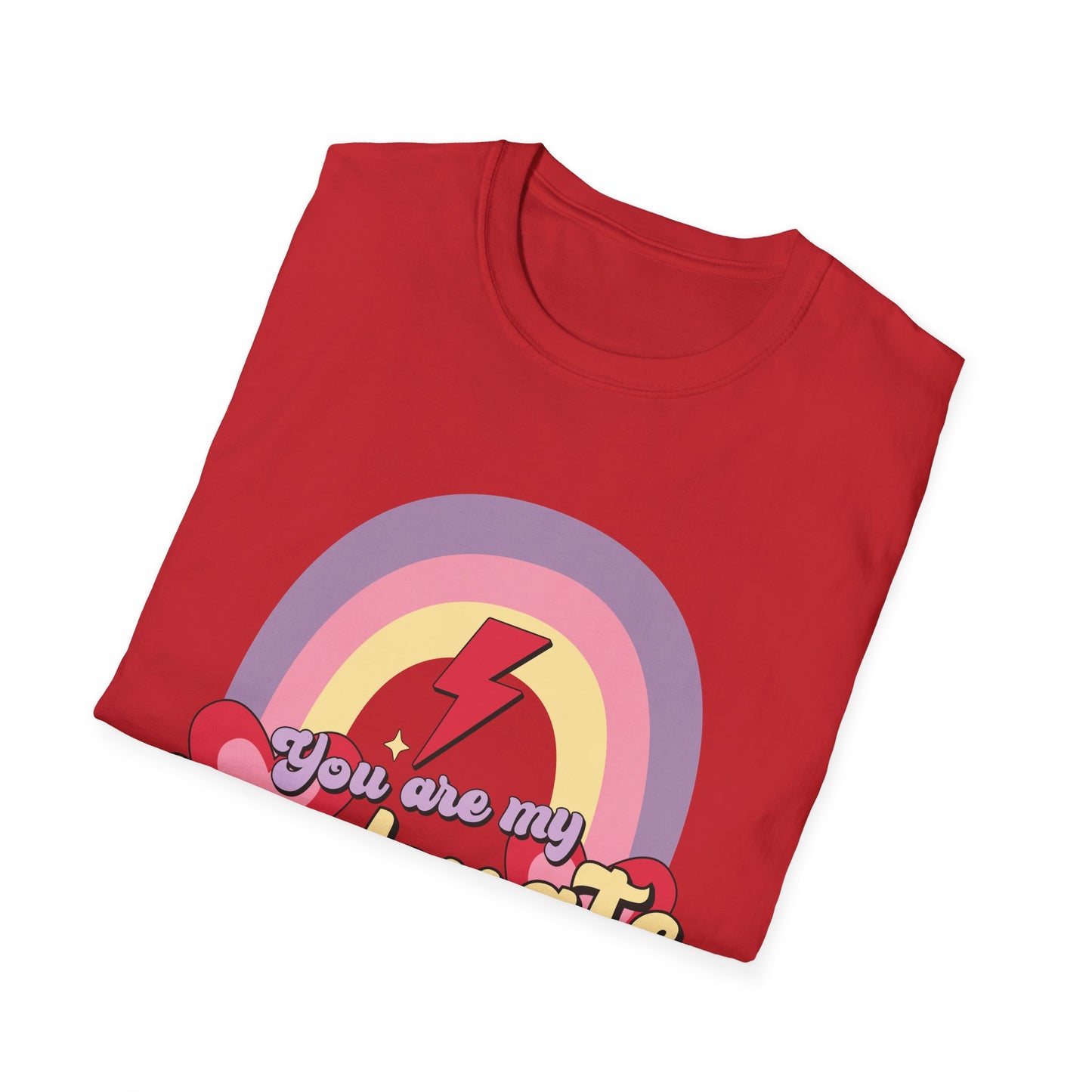 Retro Soulmate T-Shirt | Groovy Pastel Rainbow & Hearts Couple Tee | Perfect Romantic Valentine's Day Gift for Him or Her