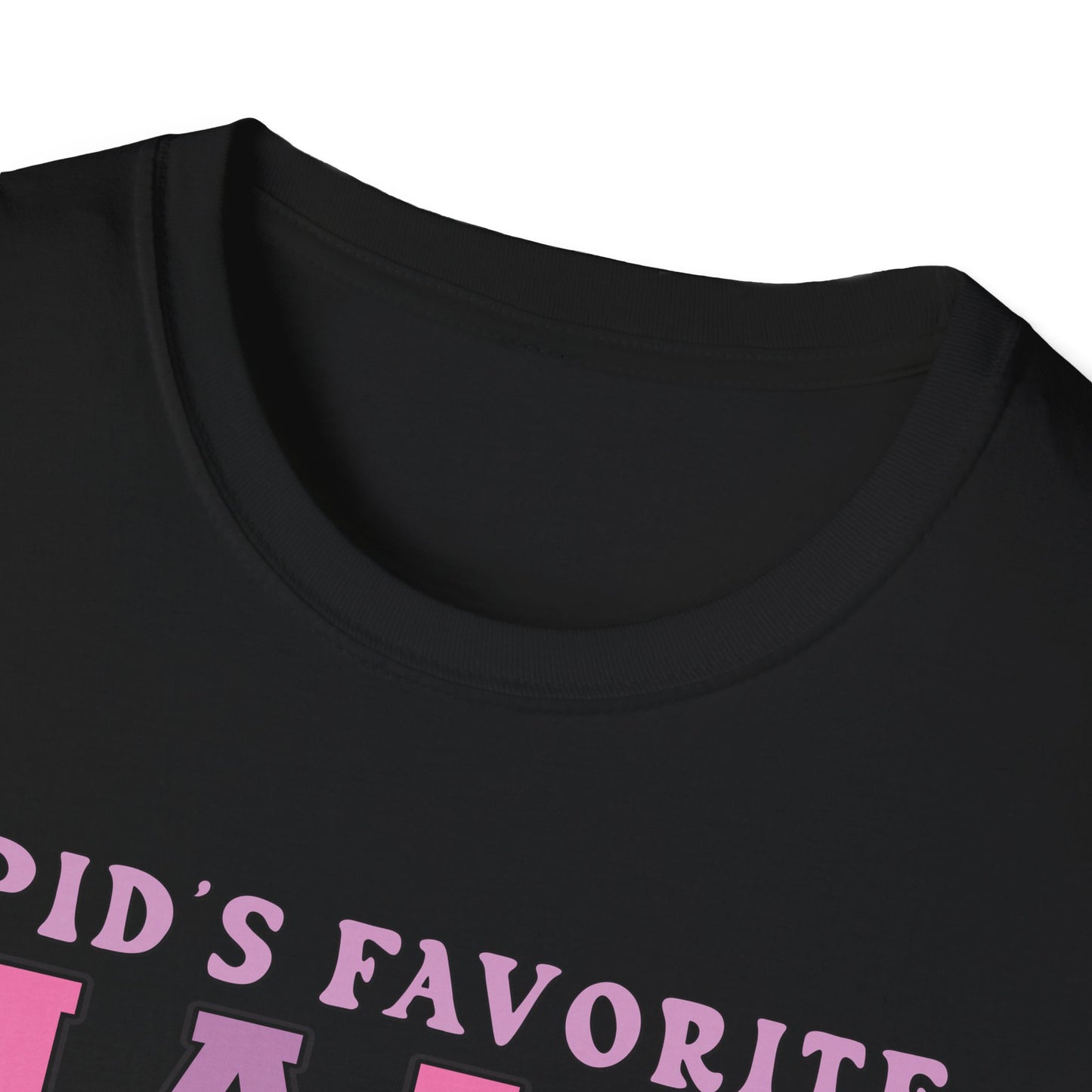Cupid's Favorite Mama T-Shirt | Unique Valentine's & Mother's Day Gift for Her | Cute Pink Bow Graphic Tee