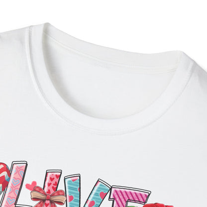 Ultimate Live Laugh Love T-Shirt | Charming Valentine's Gnome & Rose Heart Tee | Expressive Gift for Her