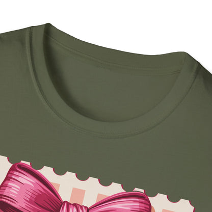 Charming Be Mine Valentine T-Shirt | Pink Bow & Hearts Design | Sweet Love Gift | Express Your Affection!