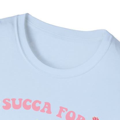 Adorable "Succa for Love" T-Shirt | Trendy Succulent & Cactus Tee with Leopard Hearts | Perfect Gift for Plant Lovers!