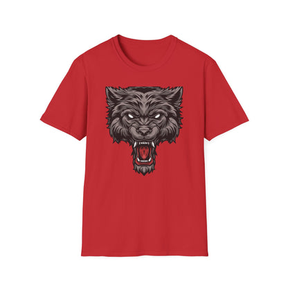 Fierce Snarling Wolf Head T-Shirt | Unleash Your Wild Side | Bold Alpha Predator Graphic Tee for Men & Women