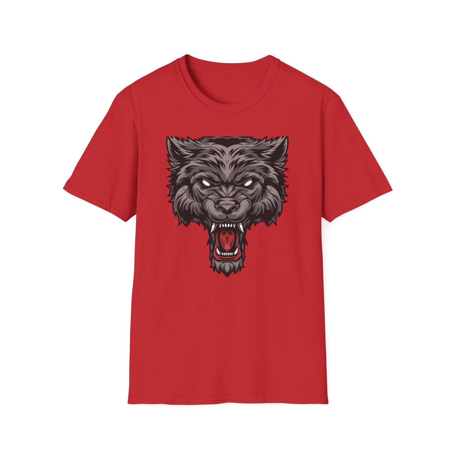 Fierce Snarling Wolf Head T-Shirt | Unleash Your Wild Side | Bold Alpha Predator Graphic Tee for Men & Women