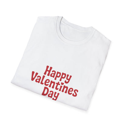 Groovy Happy Valentines Day T-Shirt | Retro Heart Love Tee Gift for Sweethearts & Couples | Cute Romantic Valentine's Shirt