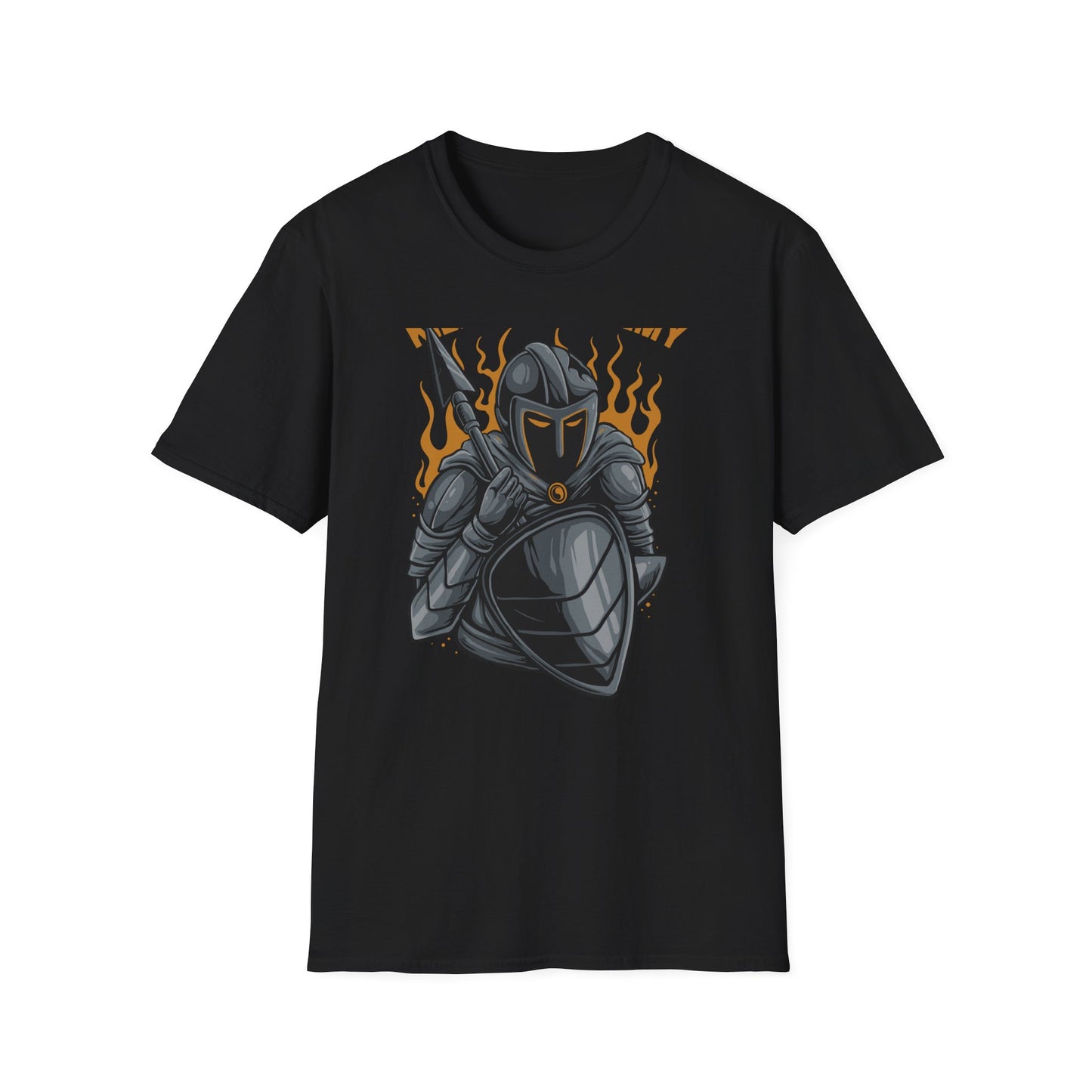 Fierce Armored Warrior T-Shirt - Epic 'Kill Your Enemy' Design for Gamers & Strength Enthusiasts. Unleash Your Power!