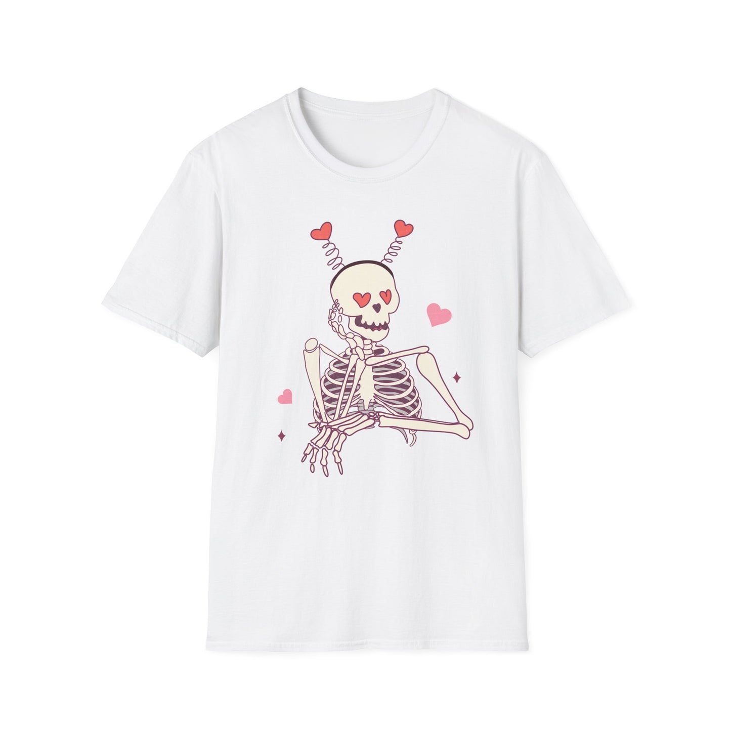 Spooky-Cute "Til We Are Ghosts" T-Shirt | Enduring Love Skeleton Tee | Romantic Anniversary Couple Gift