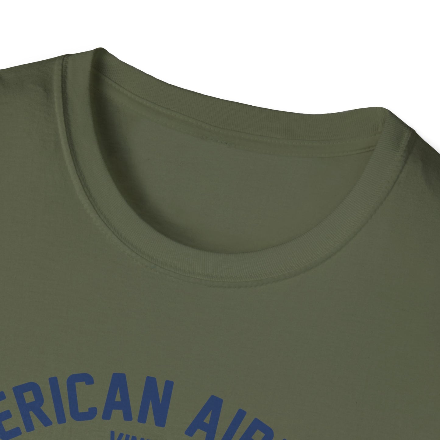 Vintage Skeleton Pilot Biplane T-Shirt - American Airways Fly Away Retro Aviation & Thrilling Thumbs Up Tee