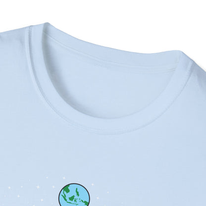 Epic Moon Camping T-Shirt: Astronauts, Space Van & Music Adventure Tee | Unique Cosmic Lover Gift