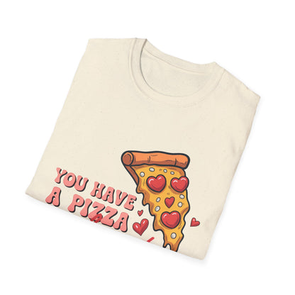 Adorable 'You Have a Pizza My Heart' T-Shirt - Cute Valentine's Day Love Gift for Foodies & Couples
