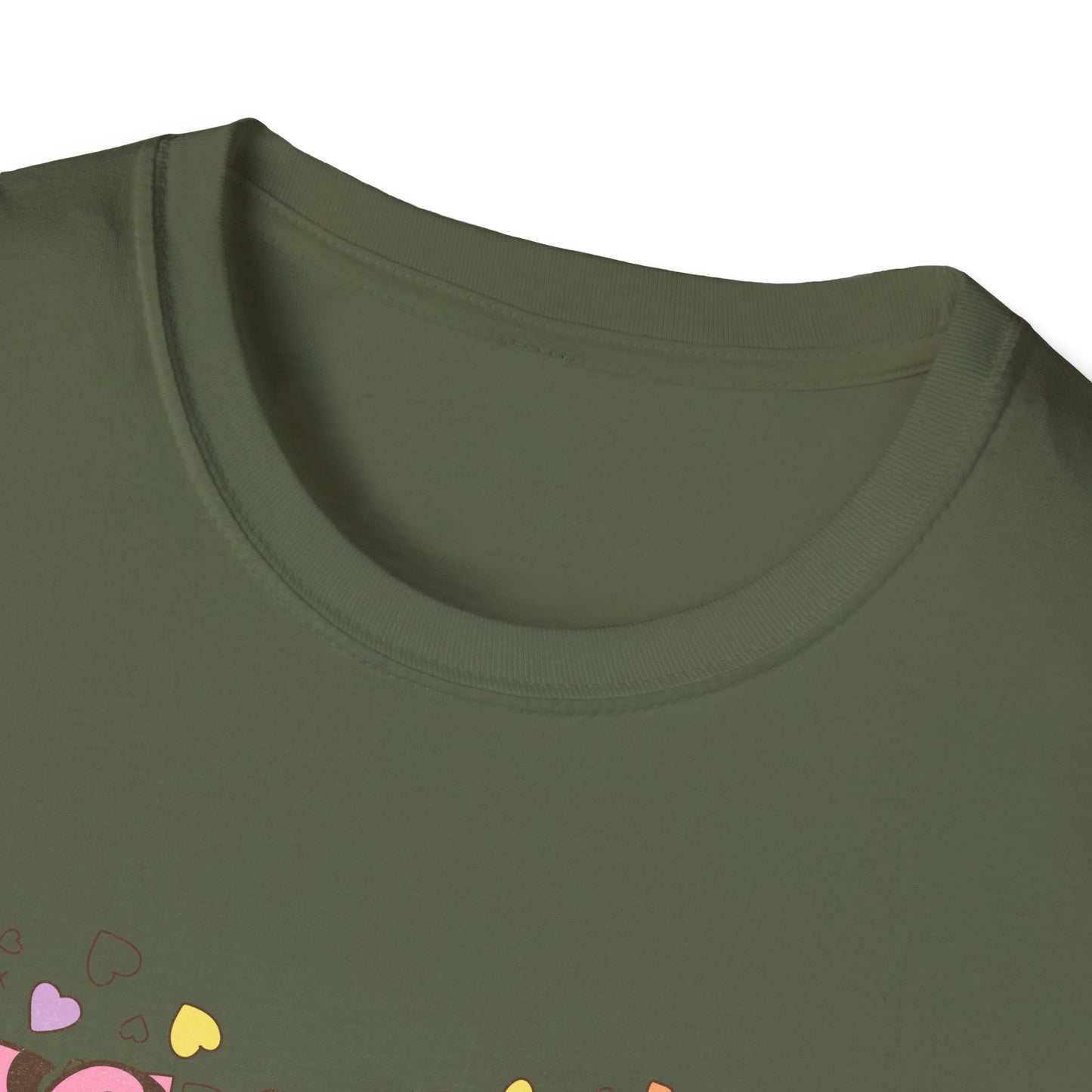 Adorable Sweet Heart T-Shirt | Retro Pastel Hearts Valentine's Day Gift for Her