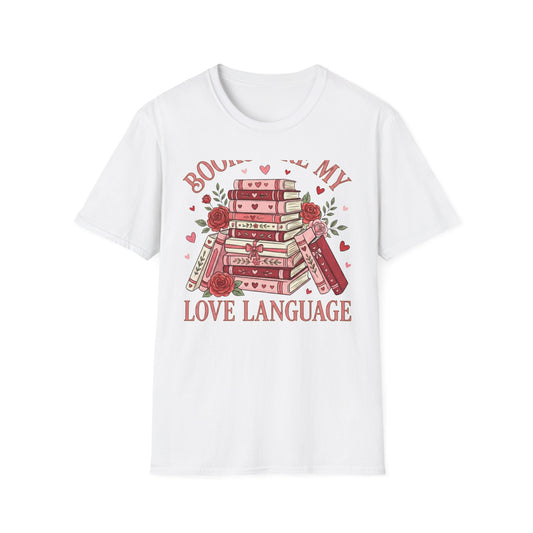 Charming Books Are My Love Language T-Shirt | Cozy Reader & Librarian Gift | Aesthetic Book Lover Tee