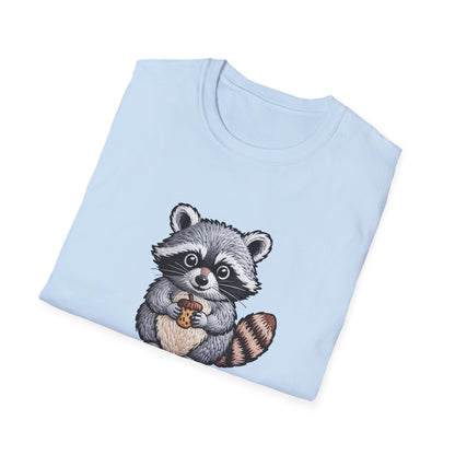 Hilarious "Snacks Are Essential" Raccoon T-Shirt | Adorable Animal Lover Tee | Ultimate Comfort & Style