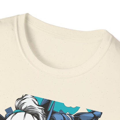 Epic Cybernetic Warrior Anime T-Shirt | Dynamic Futuristic Hero Manga Tee for Gamers & Sci-Fi Fans