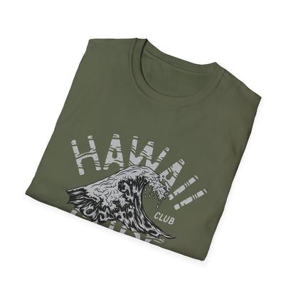 Epic Hawaii Surf Club T-Shirt - Vintage Wave Graphic Tee for Ocean Lovers | Classic Beach Life Summer Apparel